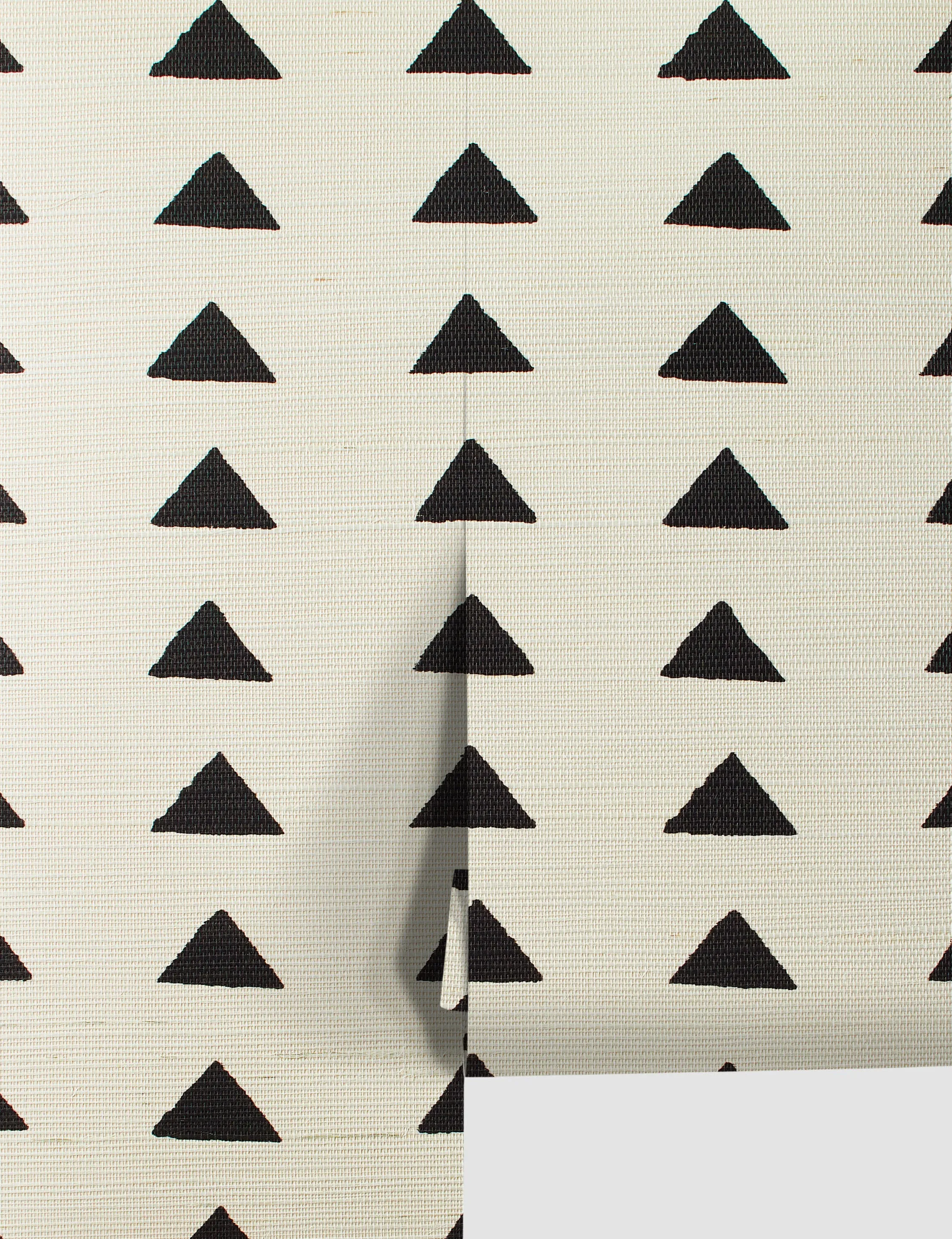 Triangles Grasscloth Wallpaper By Nathan Turner Lulu and Georgia