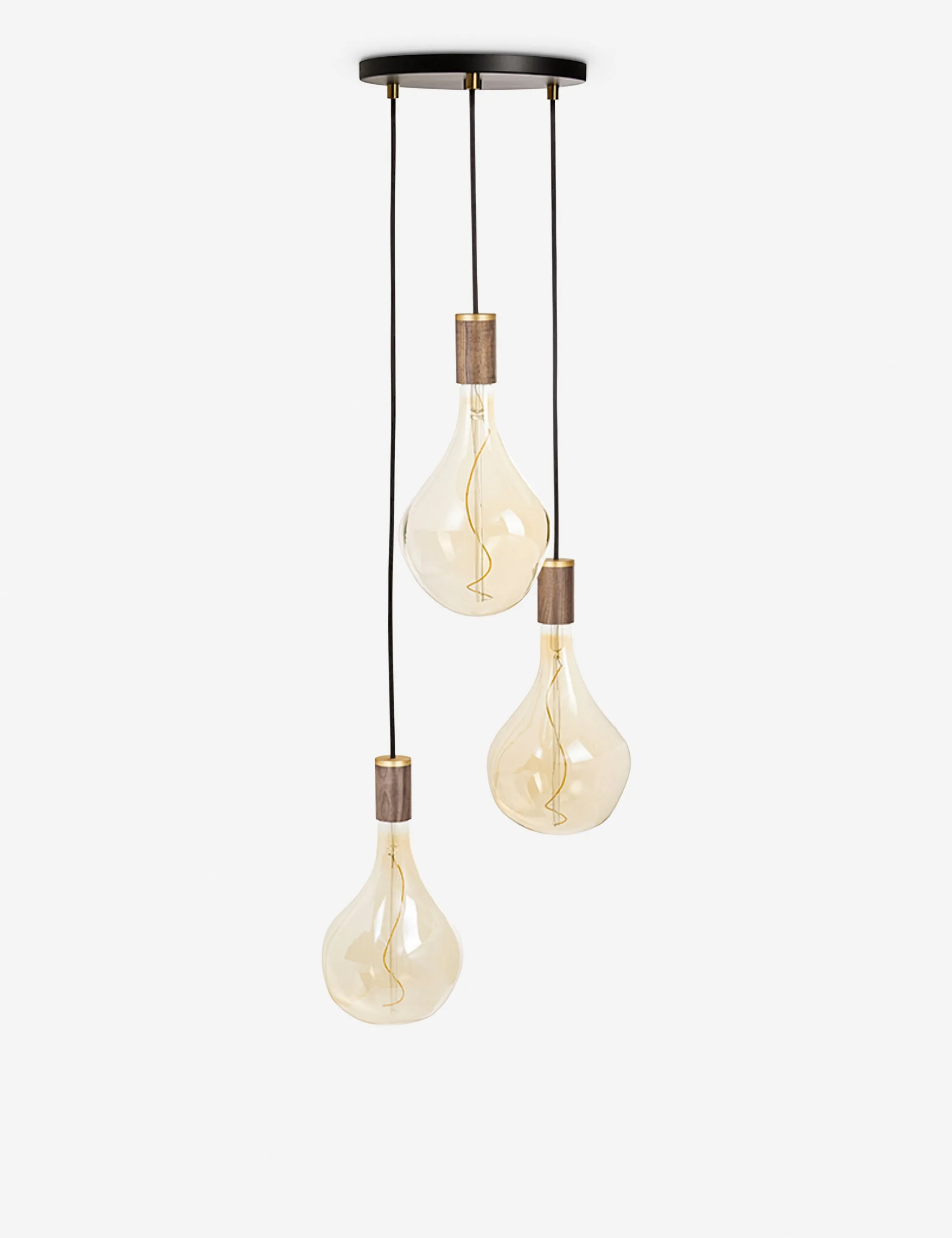 Triple Pendant Light with Voronoi II by Tala Lulu and Georgia