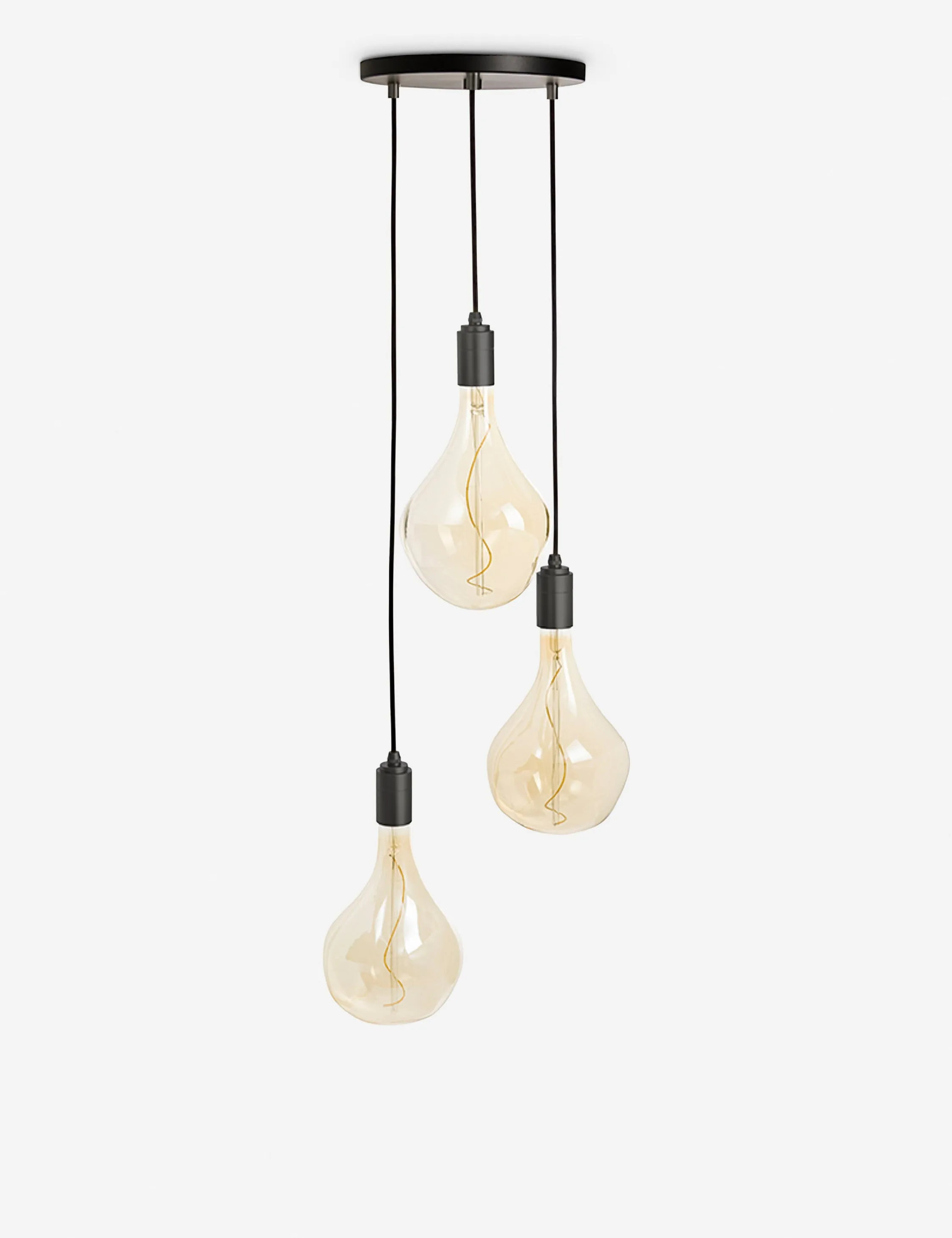 Triple Pendant Light with Voronoi II by Tala Lulu and Georgia