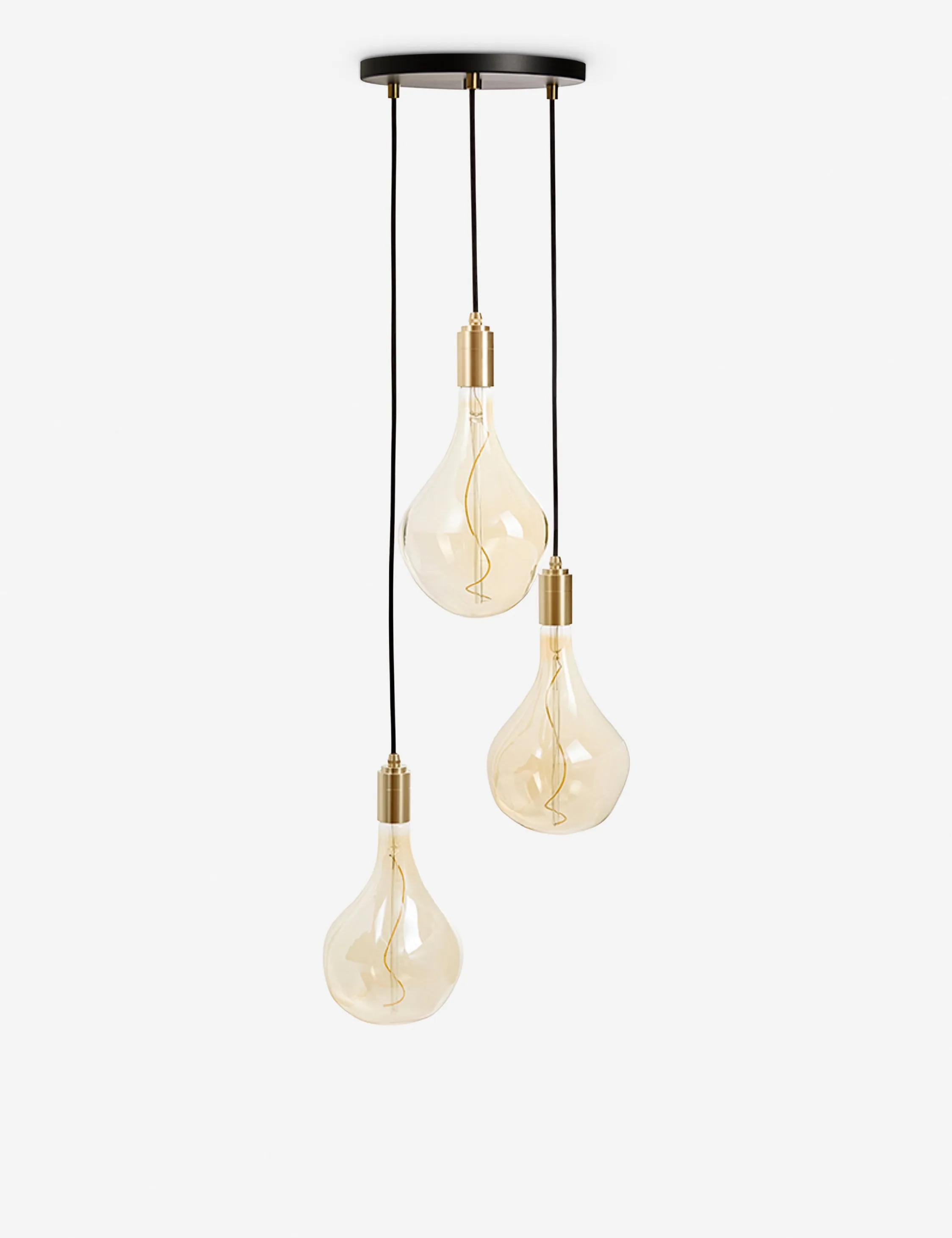 Triple Pendant Light with Voronoi II by Tala Lulu and Georgia