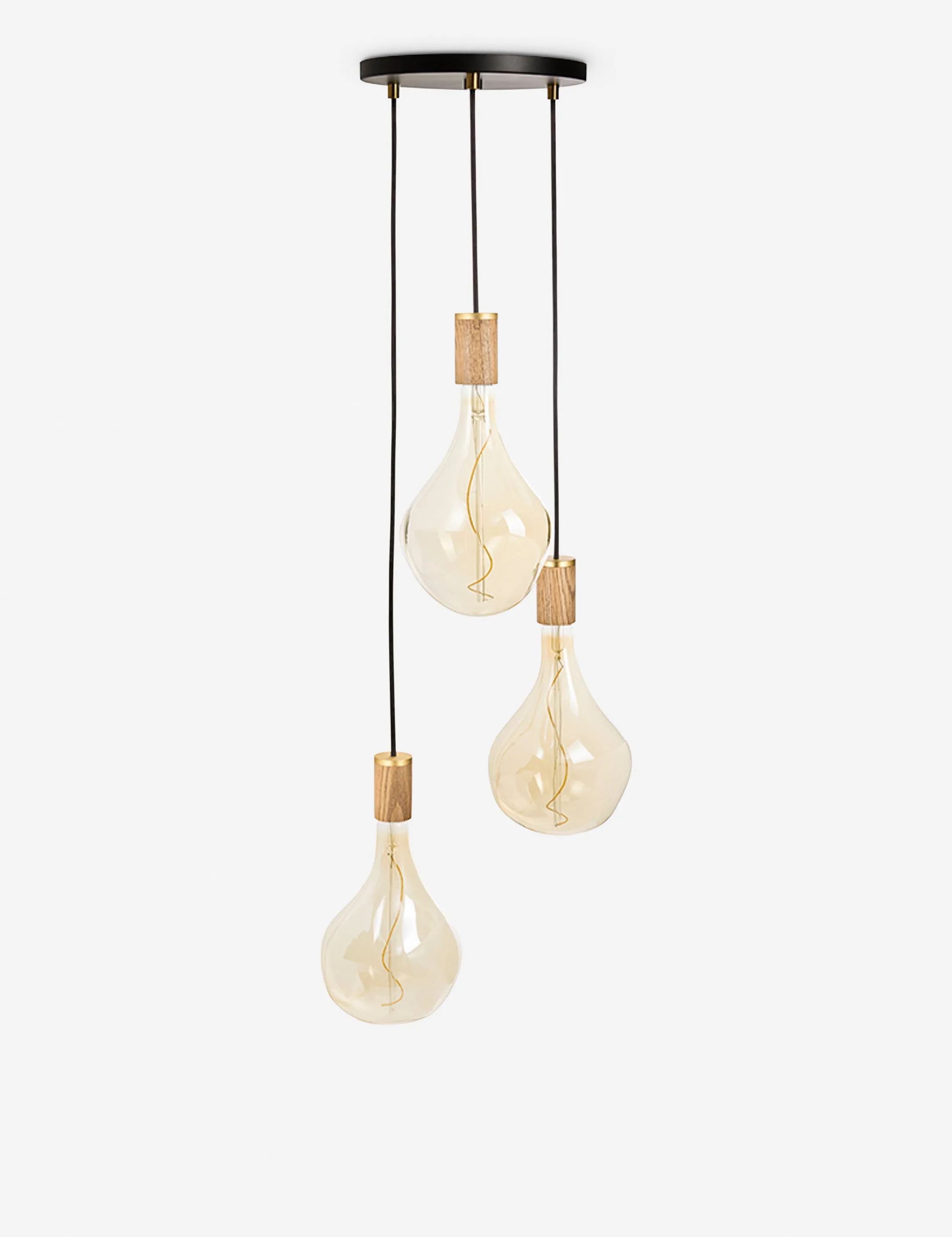 Triple Pendant Light with Voronoi II by Tala Lulu and Georgia