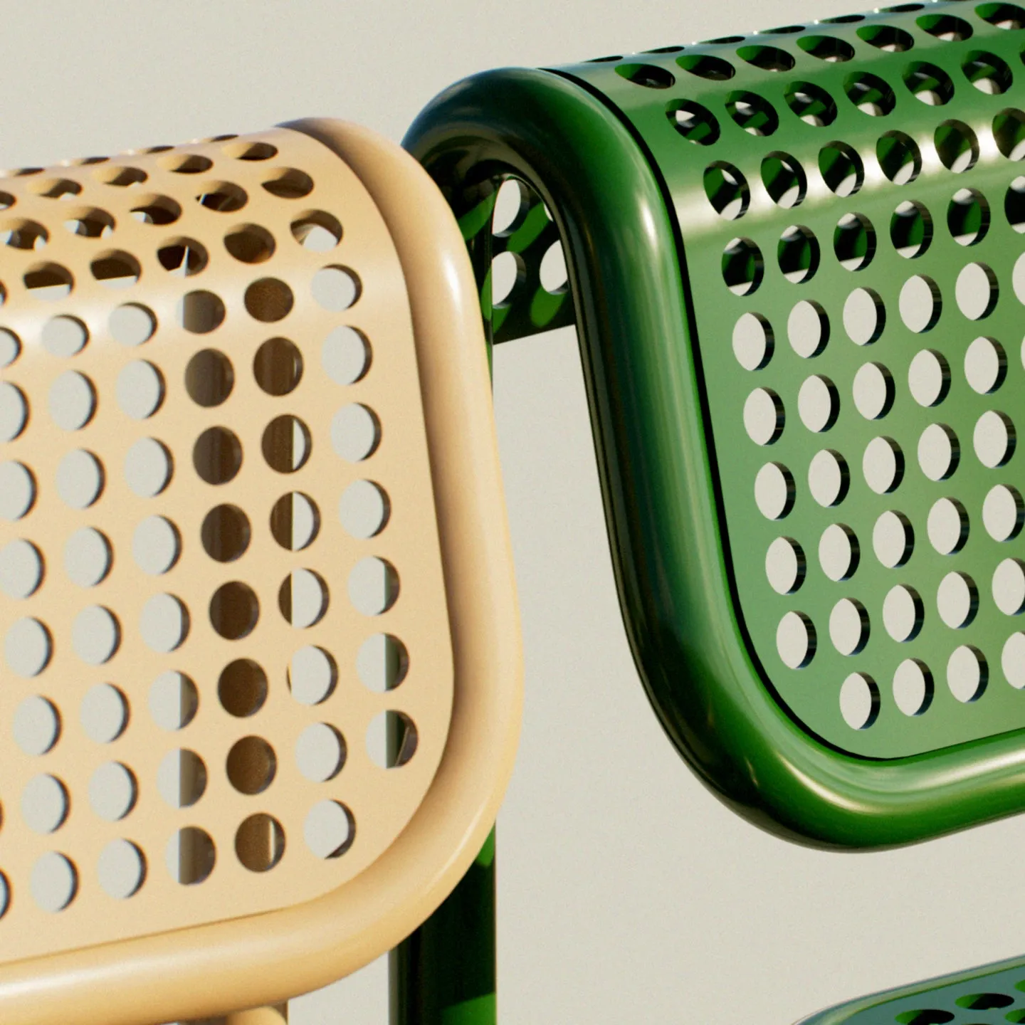 Tube Outdoor Dining Chair