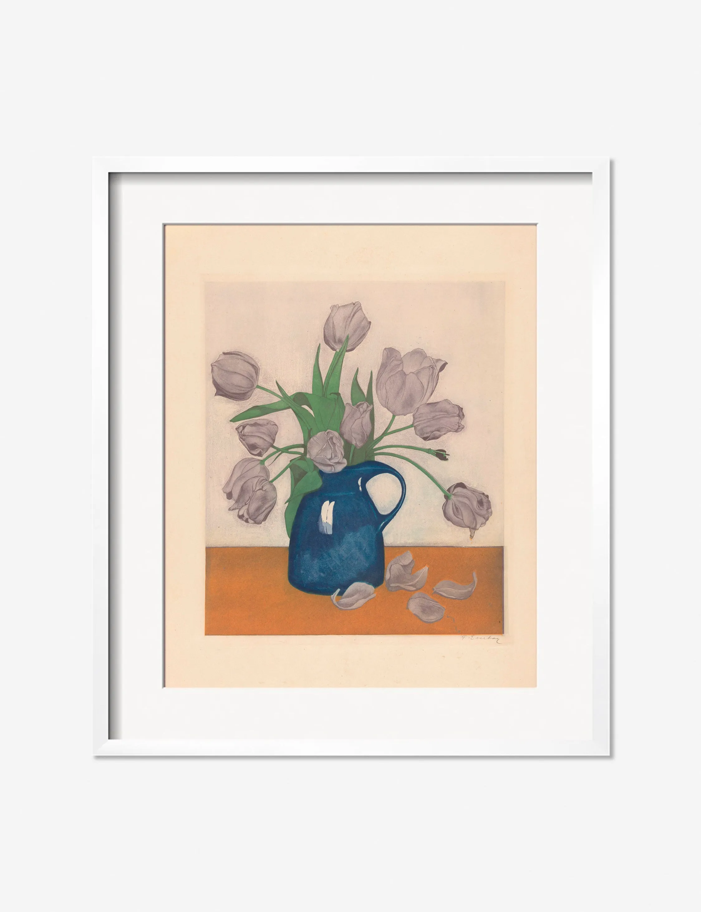 Tulips in a Pitcher Print by Frans Everbag Lulu and Georgia
