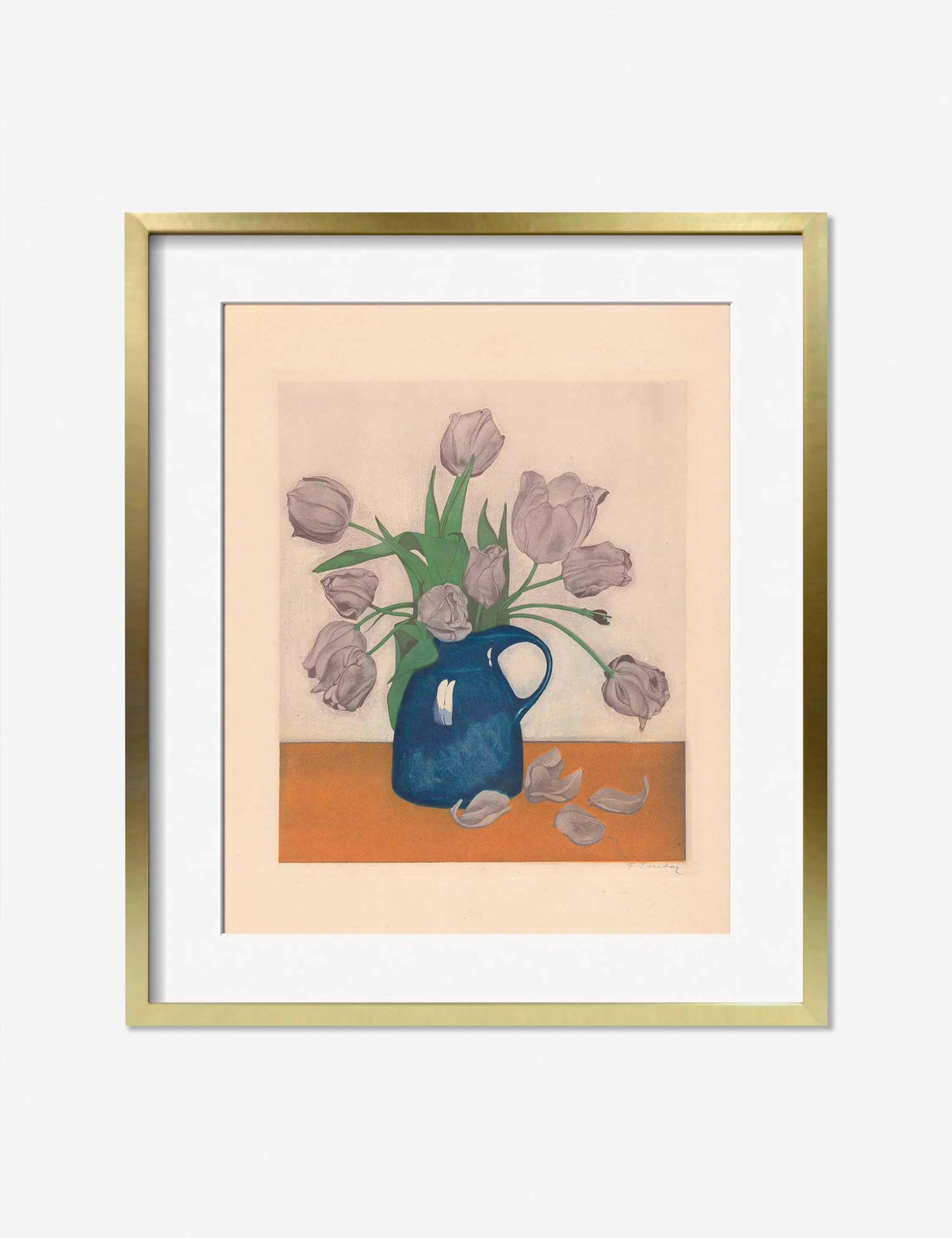 Tulips in a Pitcher Print by Frans Everbag Lulu and Georgia