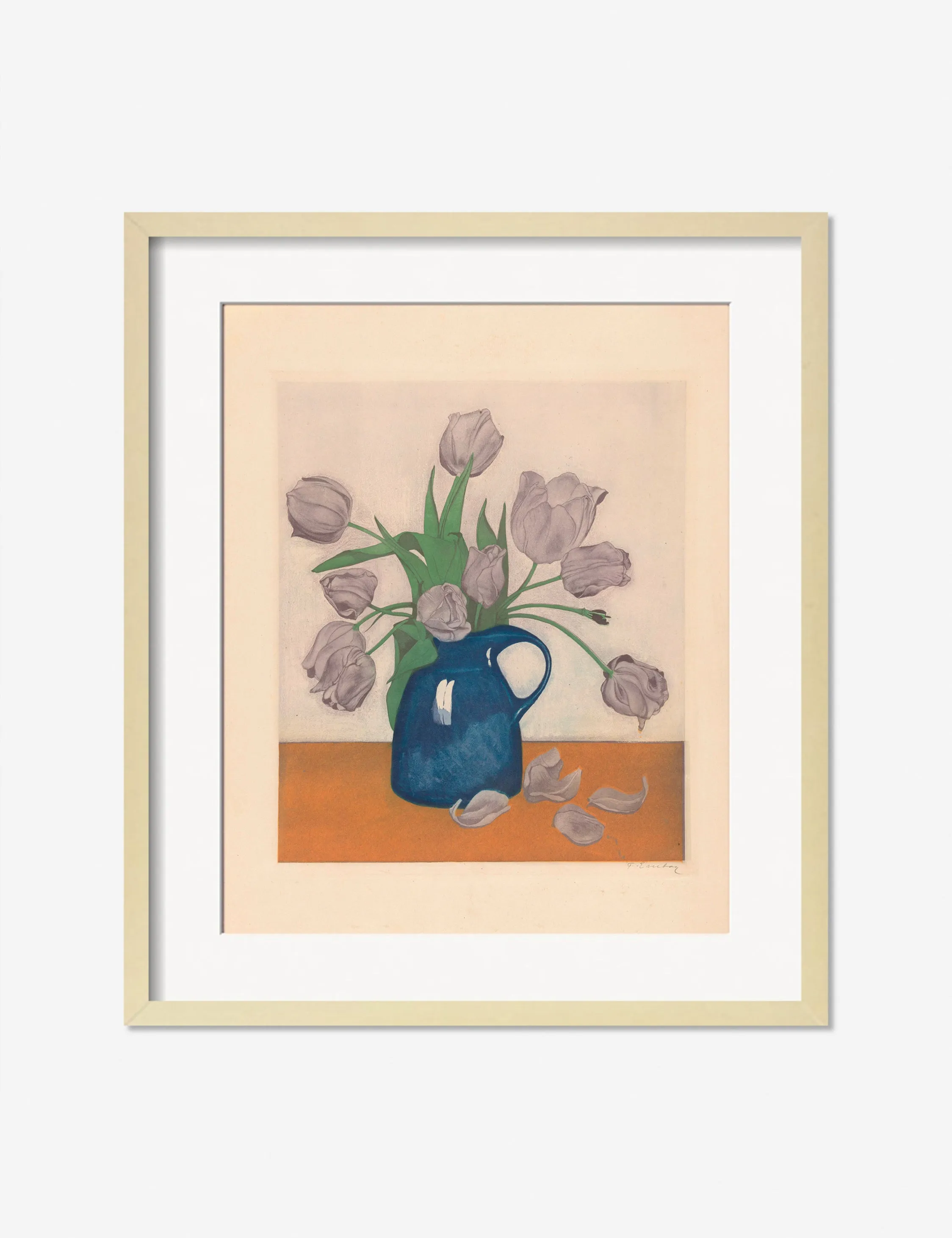 Tulips in a Pitcher Print by Frans Everbag Lulu and Georgia