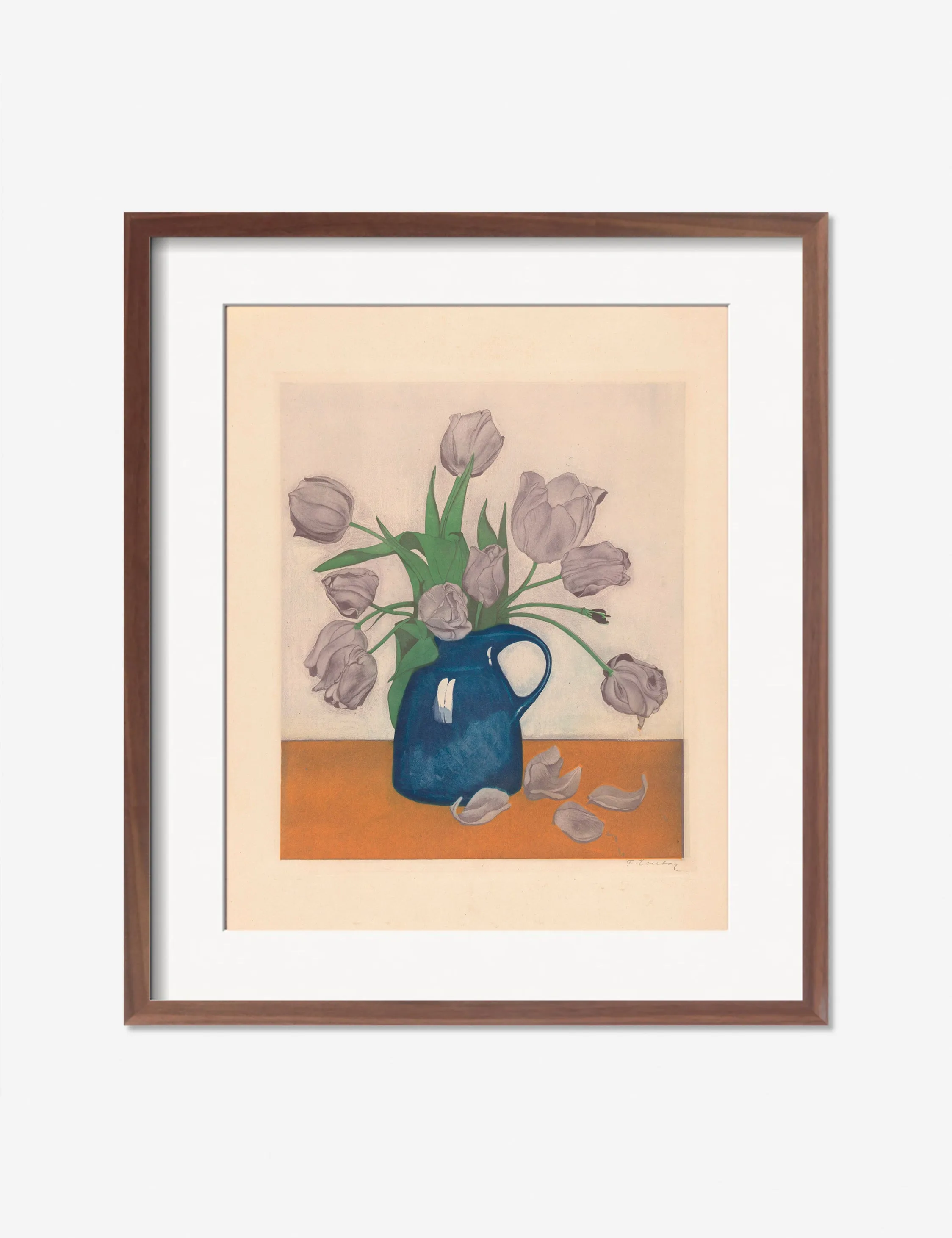 Tulips in a Pitcher Print by Frans Everbag Lulu and Georgia