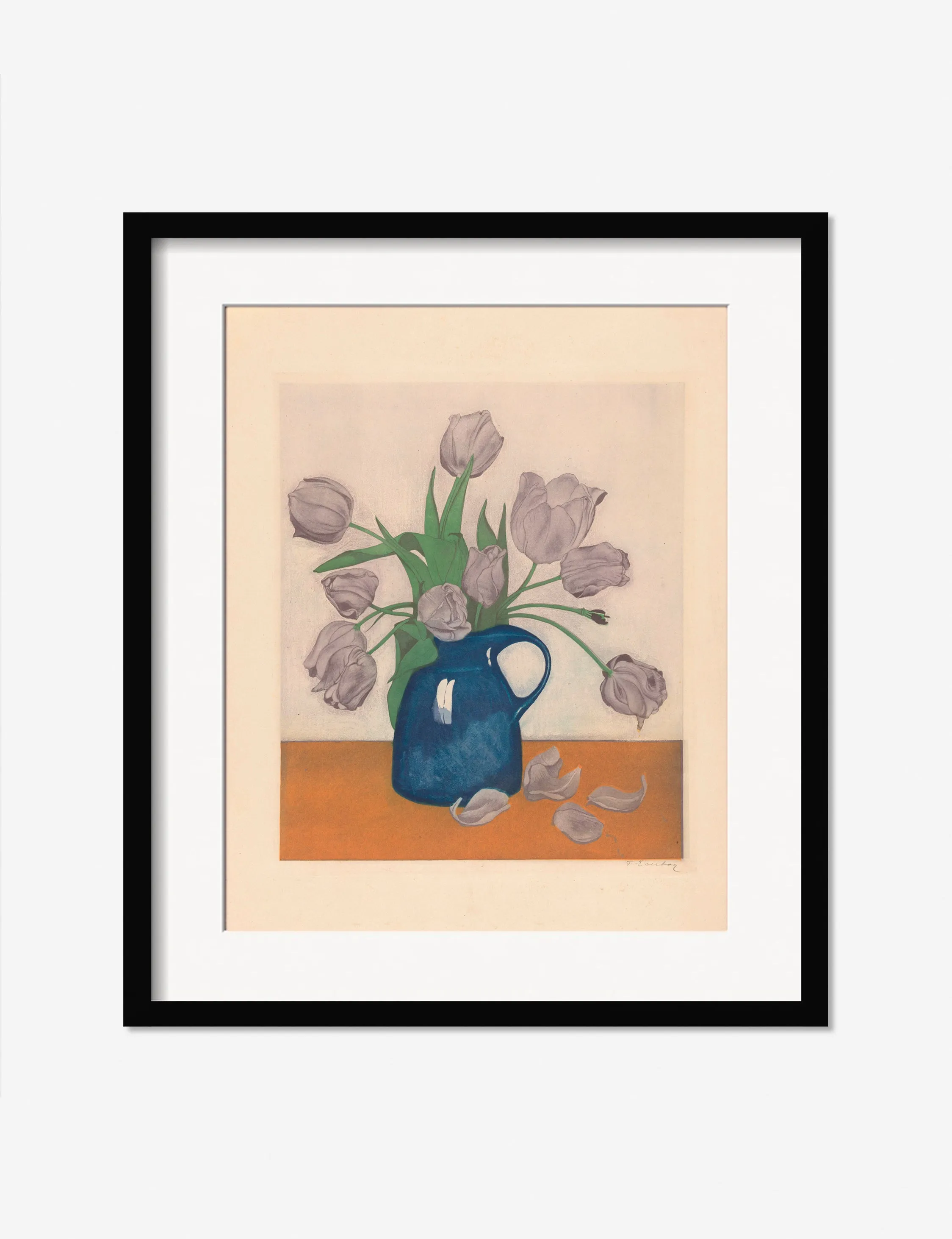 Tulips in a Pitcher Print by Frans Everbag Lulu and Georgia