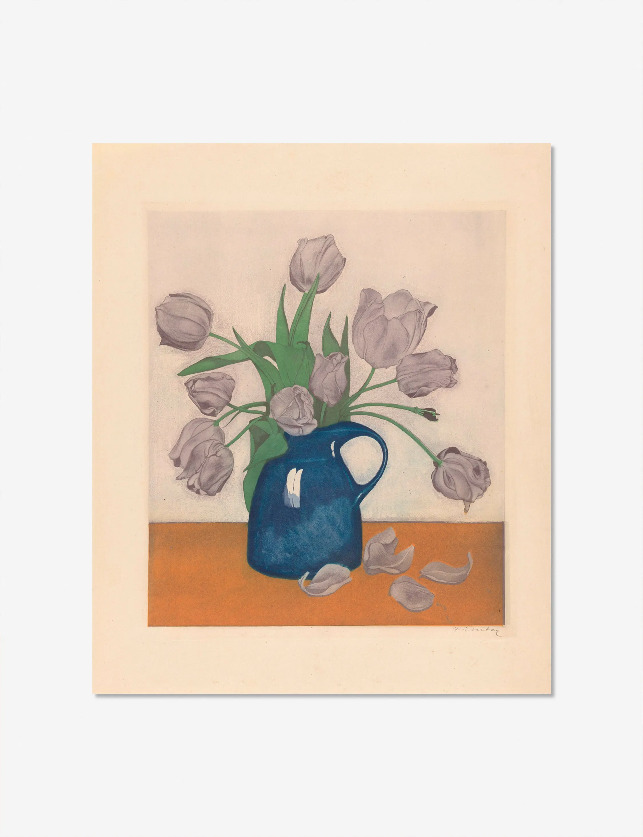 Tulips in a Pitcher Print by Frans Everbag Lulu and Georgia