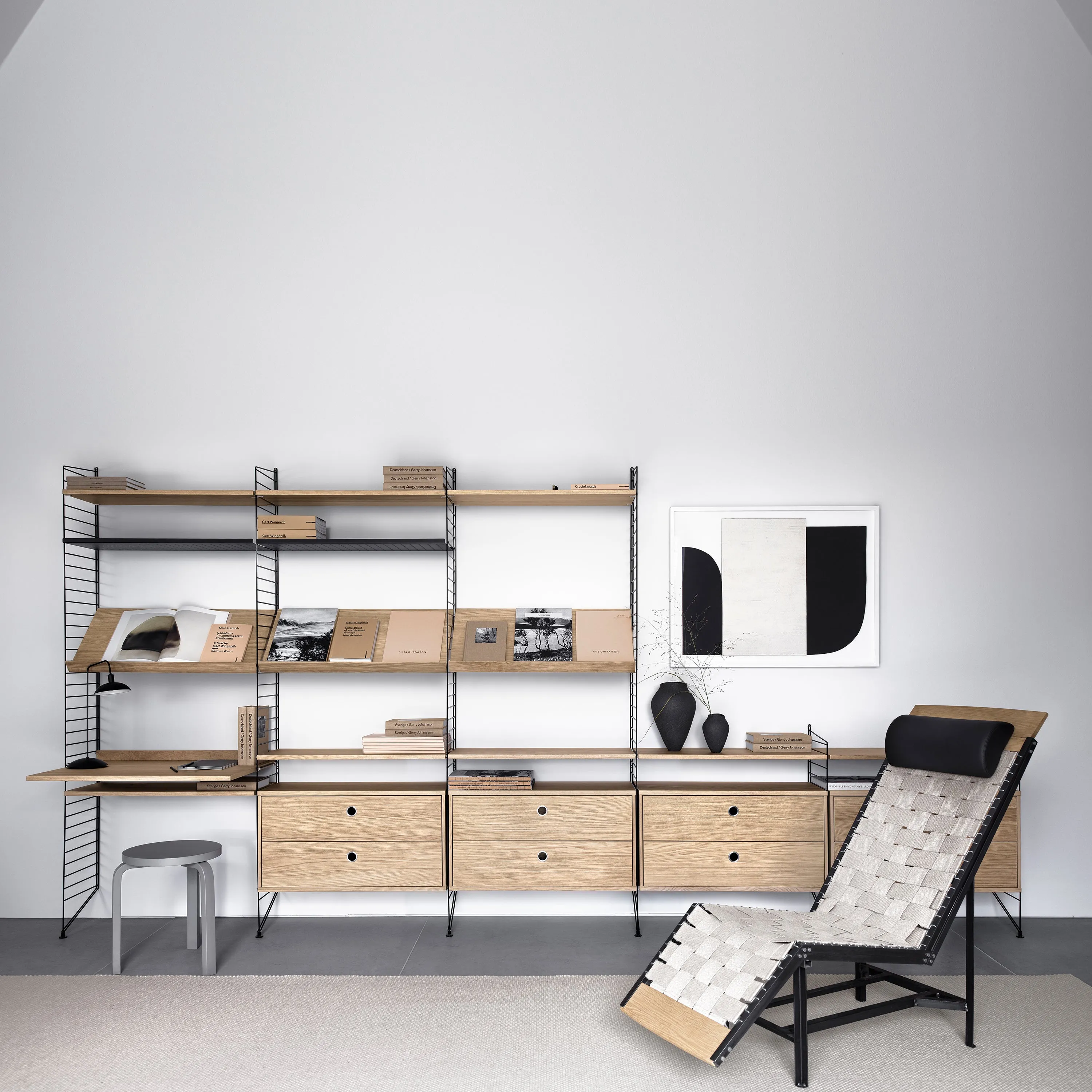 Vertical Wall Cabinet Shelving Unit V2