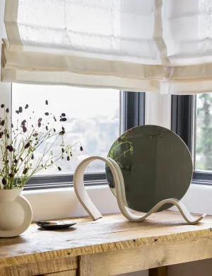 Wavee Table Mirror by SIN Ceramics Lulu and Georgia