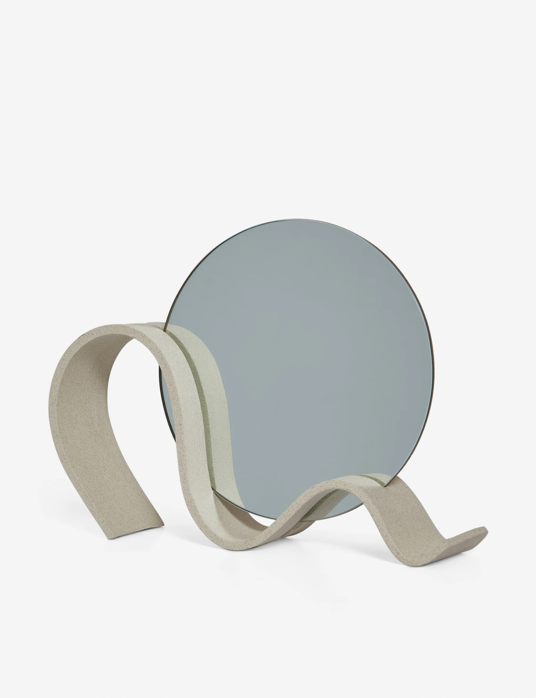 Wavee Table Mirror by SIN Ceramics Lulu and Georgia