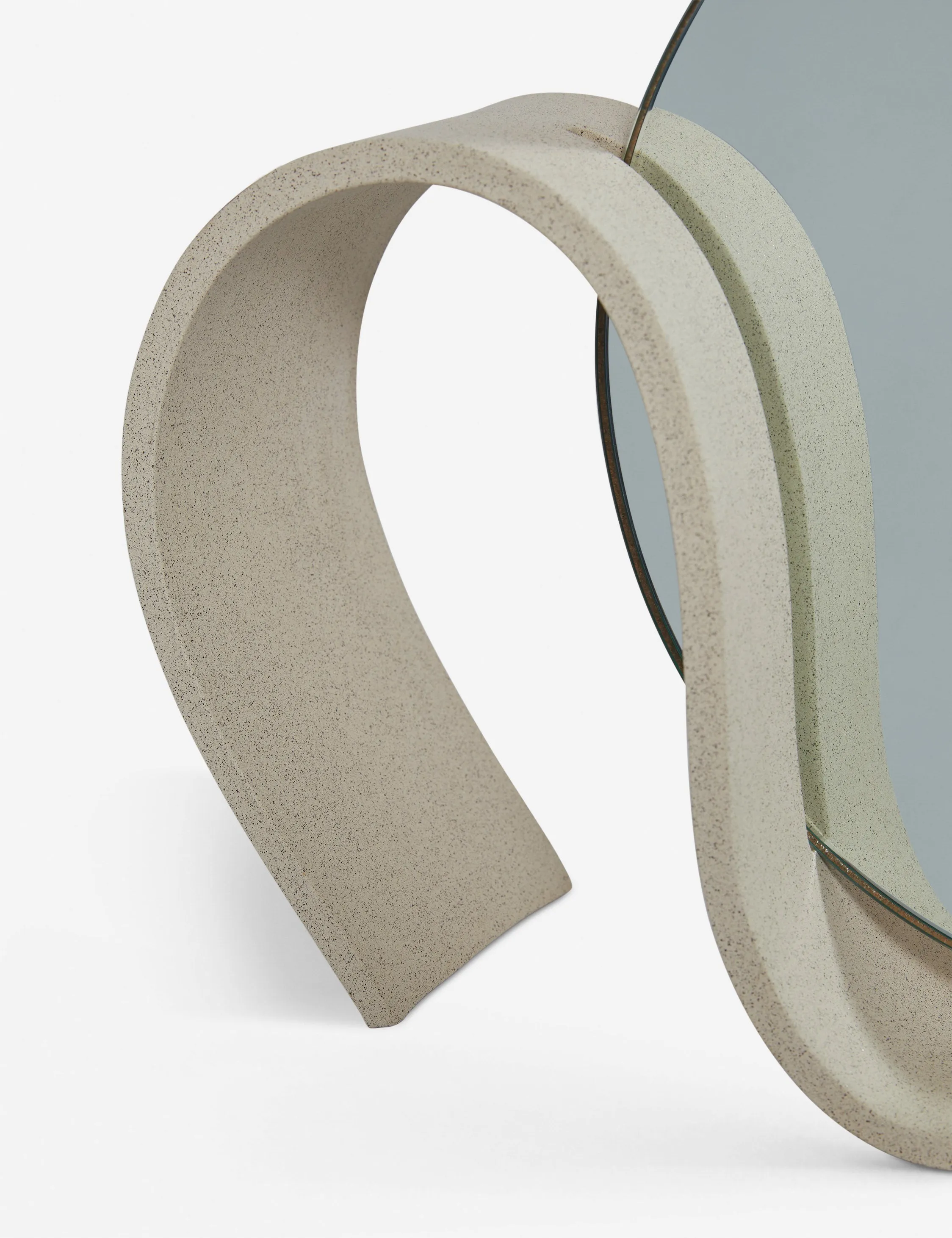 Wavee Table Mirror by SIN Ceramics Lulu and Georgia