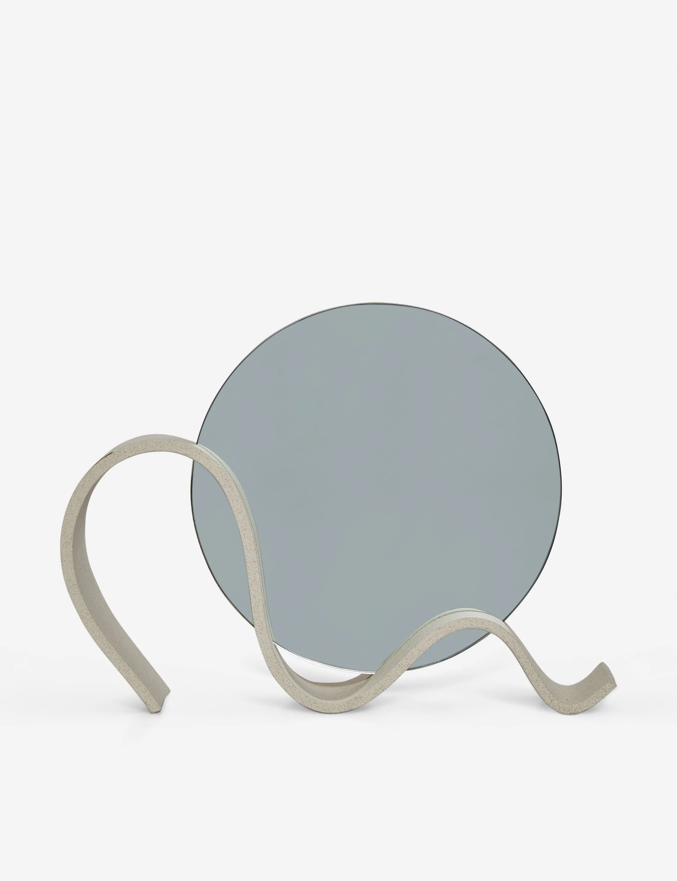 Wavee Table Mirror by SIN Ceramics Lulu and Georgia