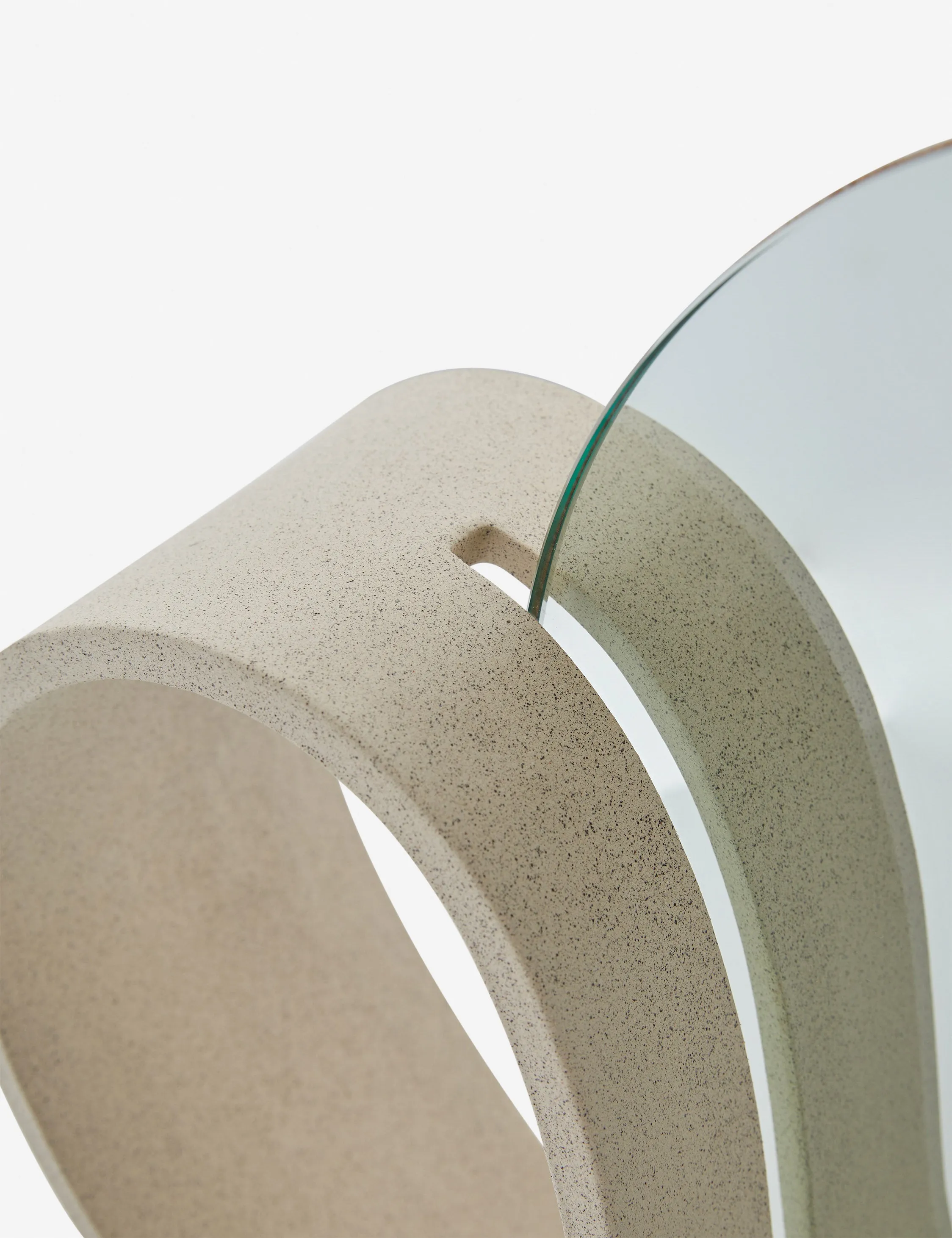 Wavee Table Mirror by SIN Ceramics Lulu and Georgia