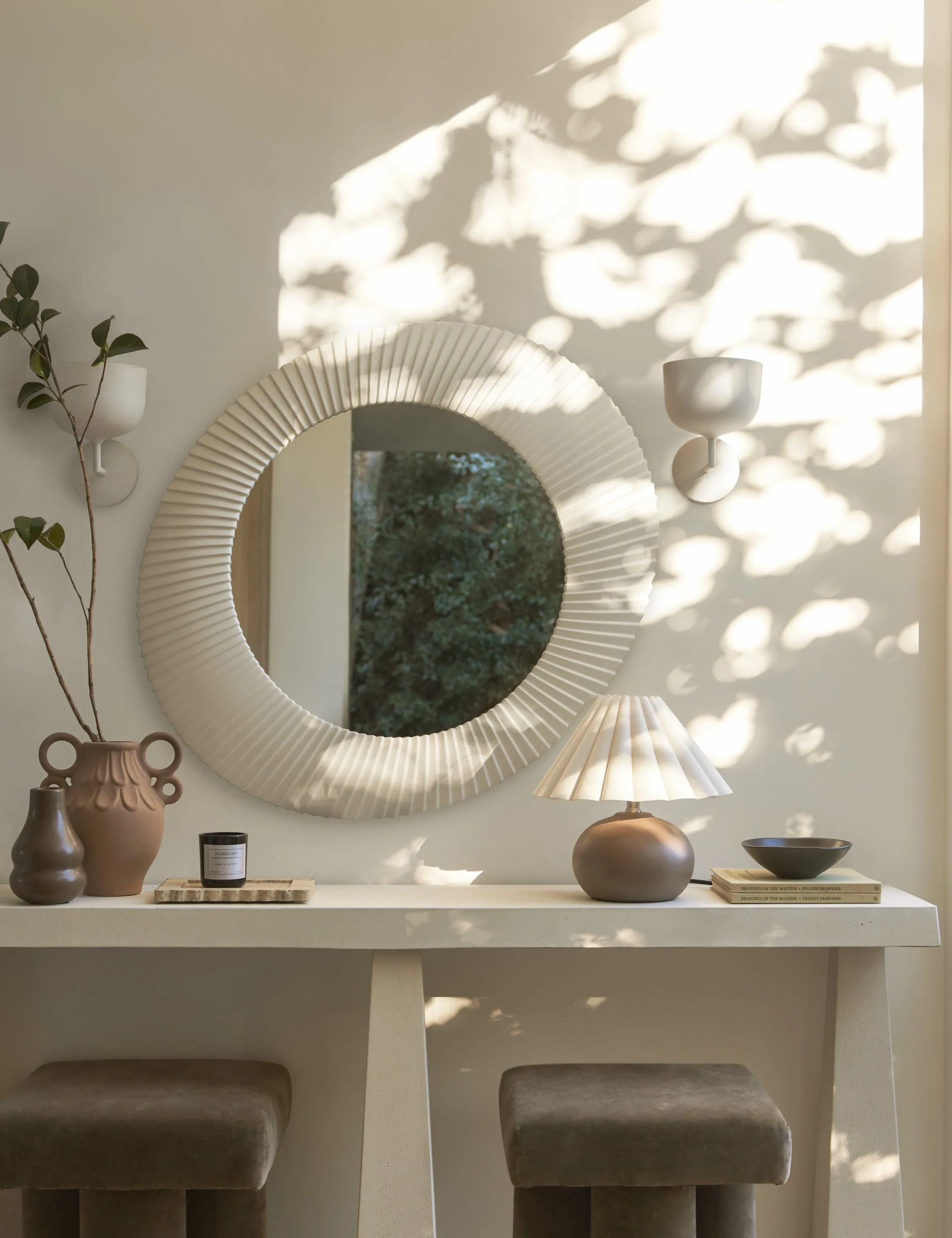 Whitaker Round Mirror Lulu and Georgia
