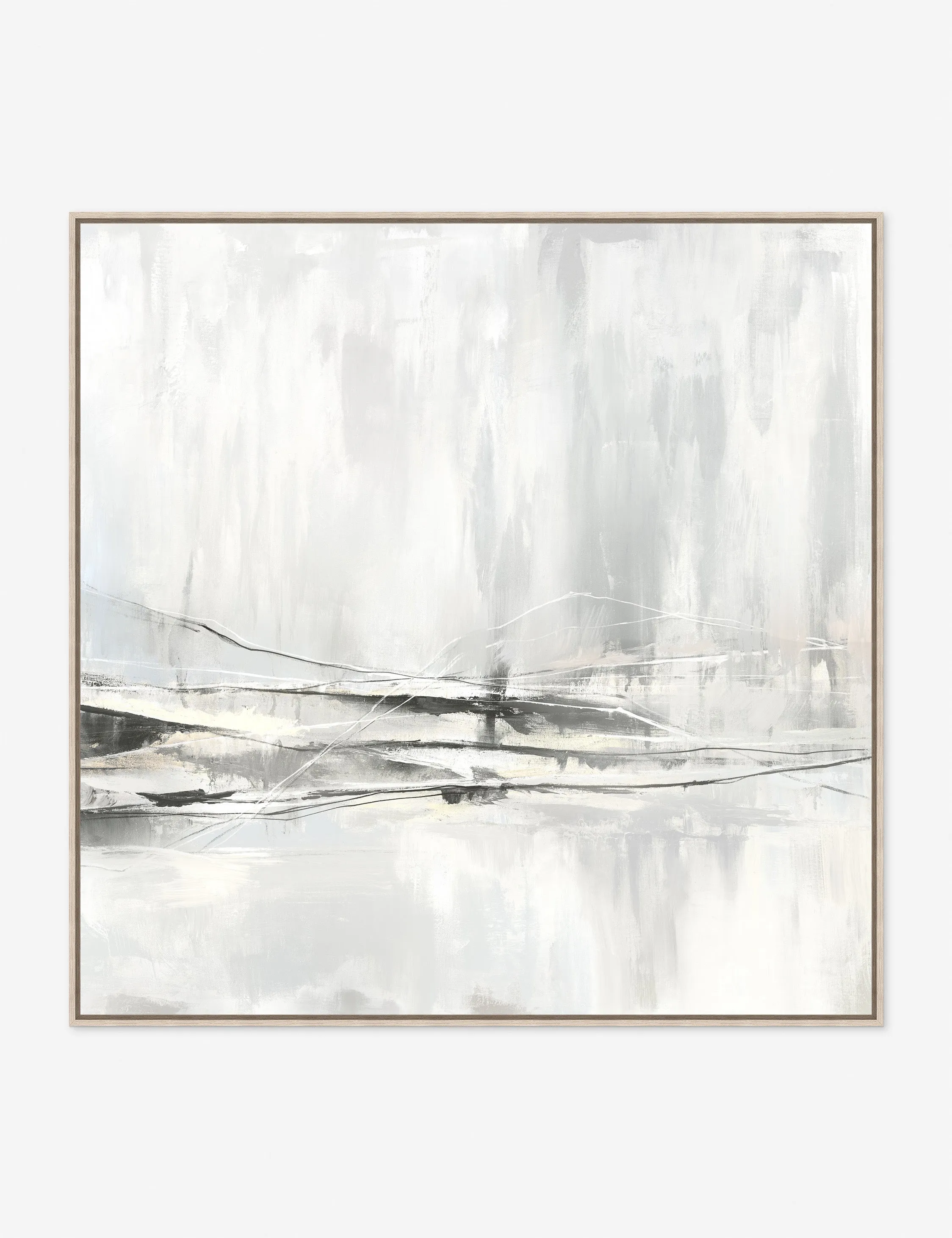 White Expanse Wall Art by Richard Ryder Lulu and Georgia