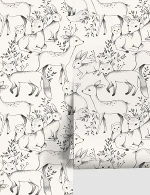 Woodland Wallpaper by Rylee   Cru Lulu and Georgia