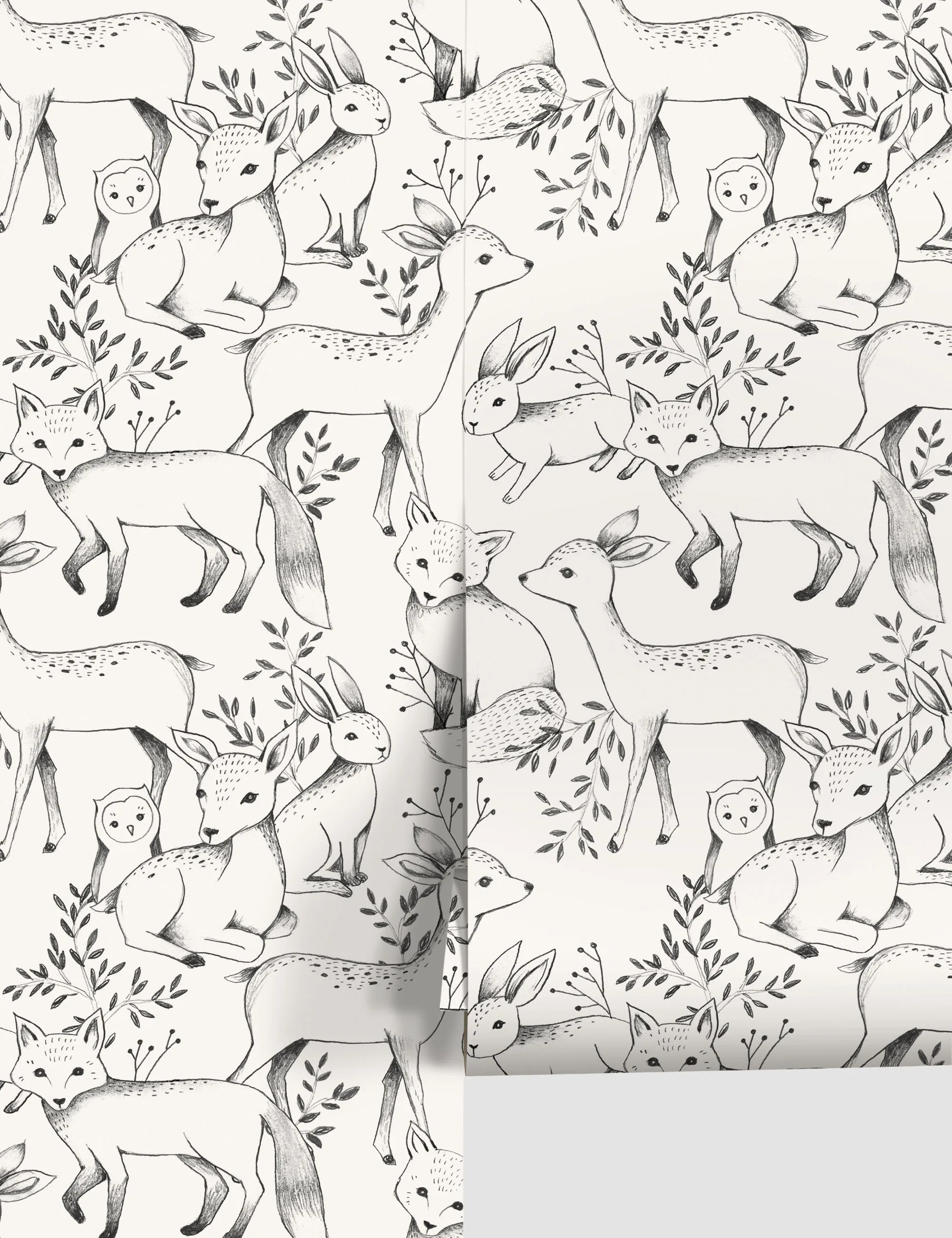 Woodland Wallpaper by Rylee   Cru Lulu and Georgia