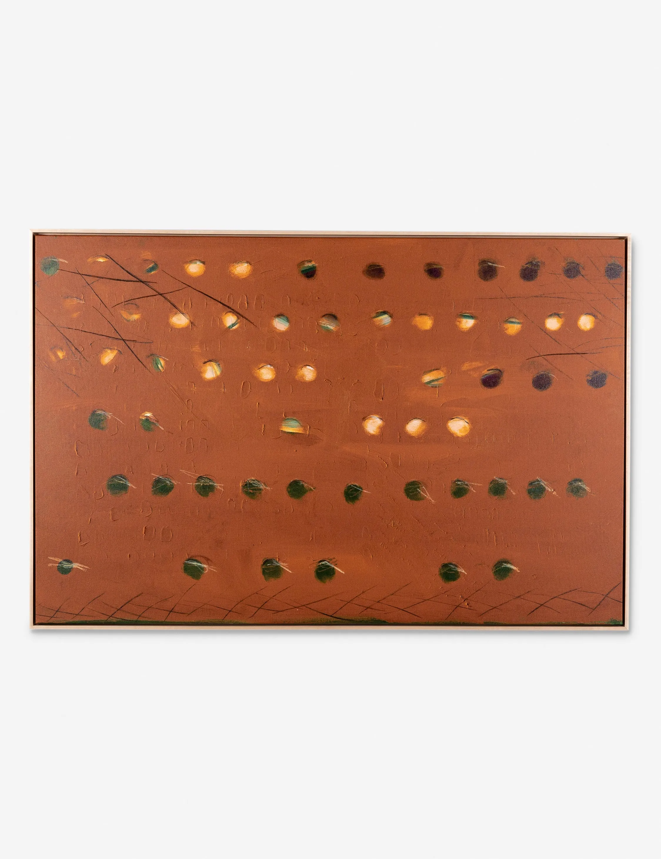 X Spot Rust Wall Art by Jamie Beckwith Lulu and Georgia