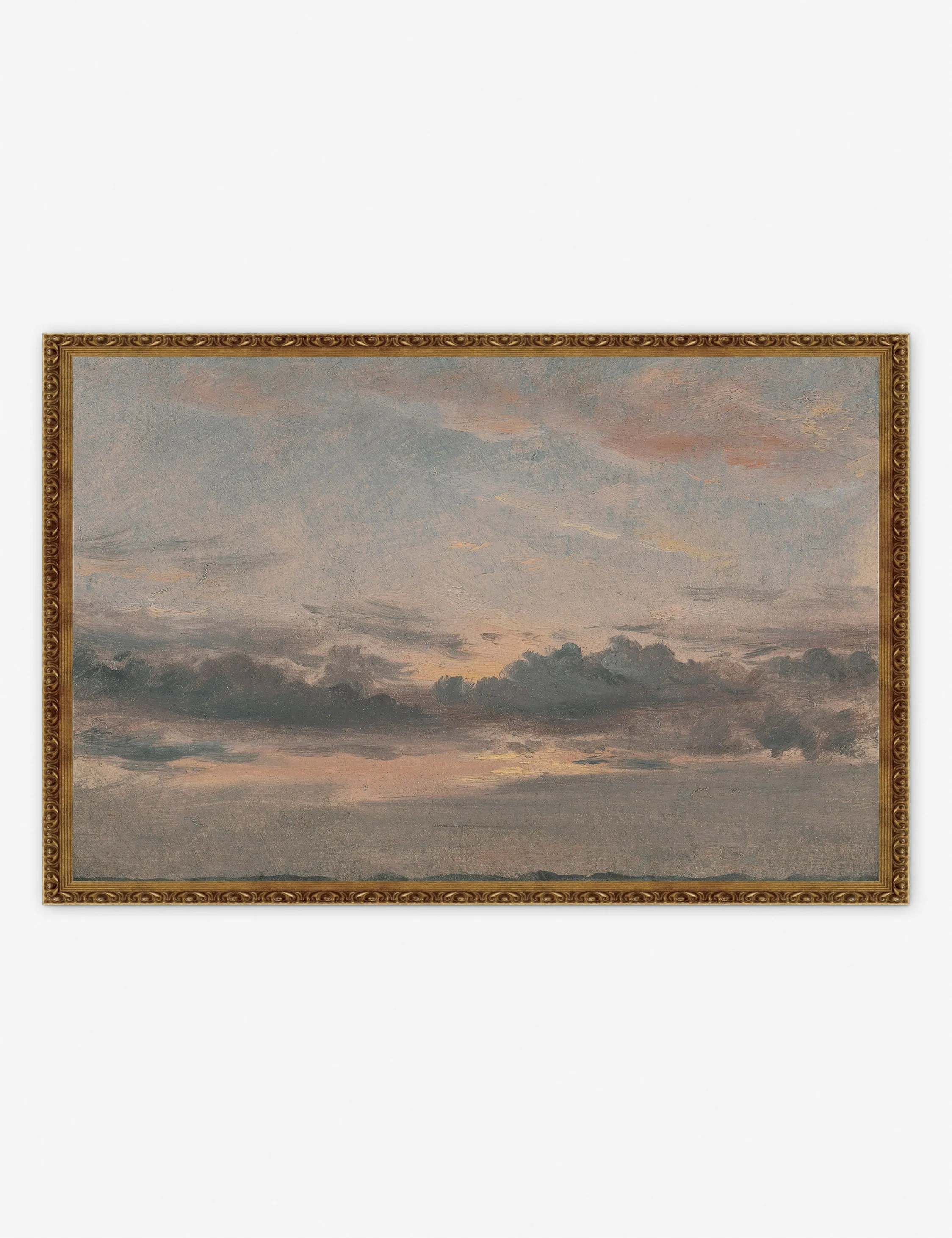 Yale, A Cloud Study, Sunset Print Lulu and Georgia