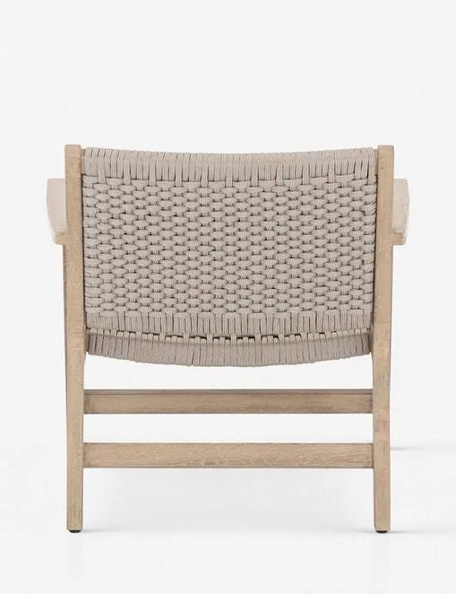 Ylva Indoor / Outdoor Accent Chair, Natural Lulu and Georgia