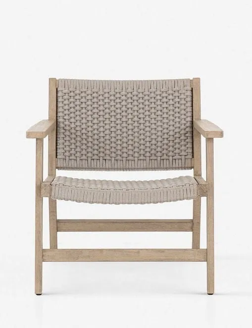 Ylva Indoor / Outdoor Accent Chair, Natural Lulu and Georgia