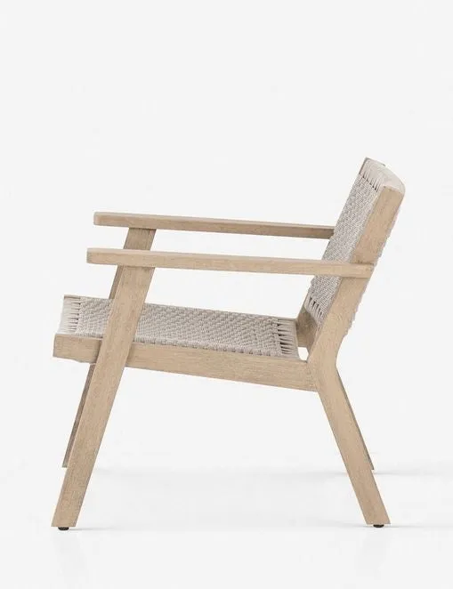 Ylva Indoor / Outdoor Accent Chair, Natural Lulu and Georgia