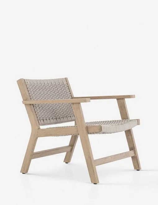 Ylva Indoor / Outdoor Accent Chair, Natural Lulu and Georgia